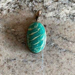 Genuine Amazonite Pendant *chain not included*